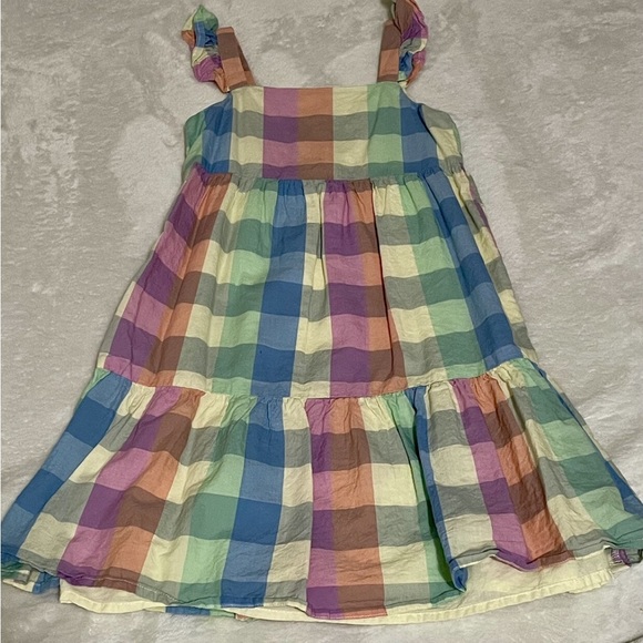 babyGap Flutter Plaid Midi Dress - Picture 1 of 3